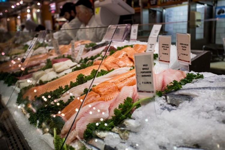  More consumers are choosing fish over poultry, beef, and pork as a source of high-quality protein, a recent Cargill survey found.     ©GettyImages/Michael Godek